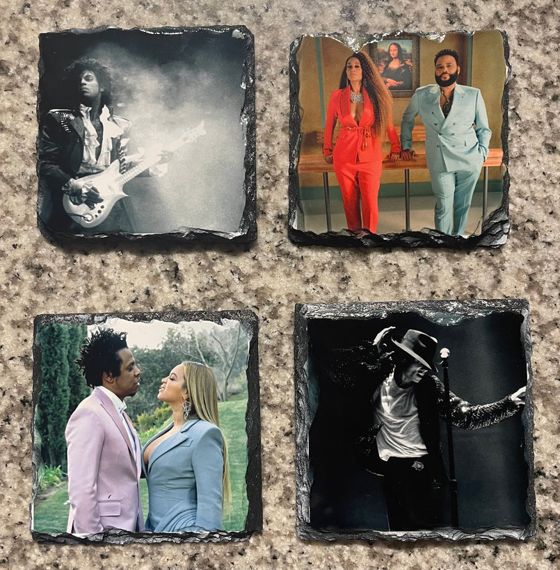 Legendary Musical Artist Coaster Sets (Square &amp; Circle with Glossy finish)