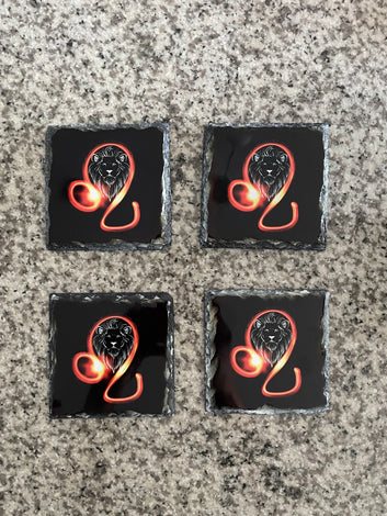 Zodiac Coaster Sets (Square &amp; Circle with Glossy finish)