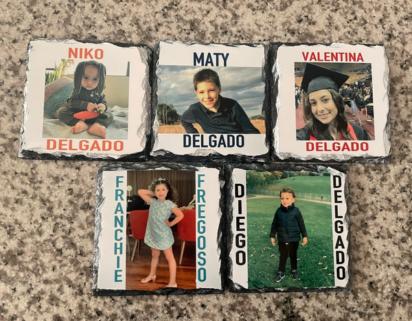 Photo Coaster Sets (Text&Photo)