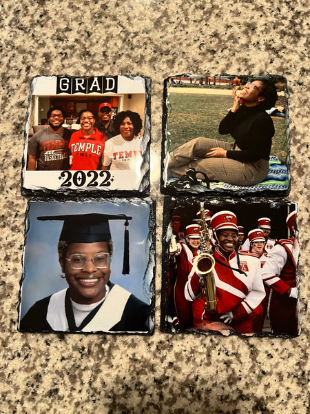 Photo Coaster Sets (Text&Photo)