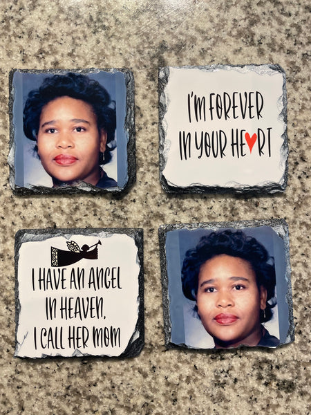 Photo Coaster Sets (Text&Photo)