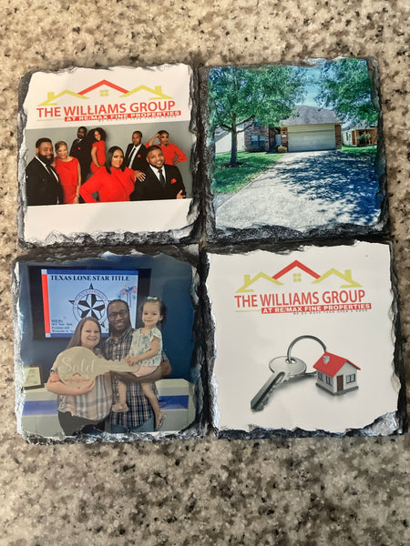 Photo Coaster Sets (Text&Photo)